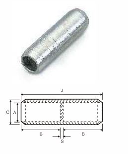 COPPER CONNECTORS WITH SOLID BARRIER 